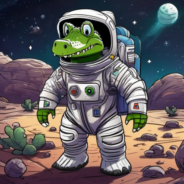 $SPACECROC: A Meme Coin - SPACE-CROC, the Crypto Reptile Ruler