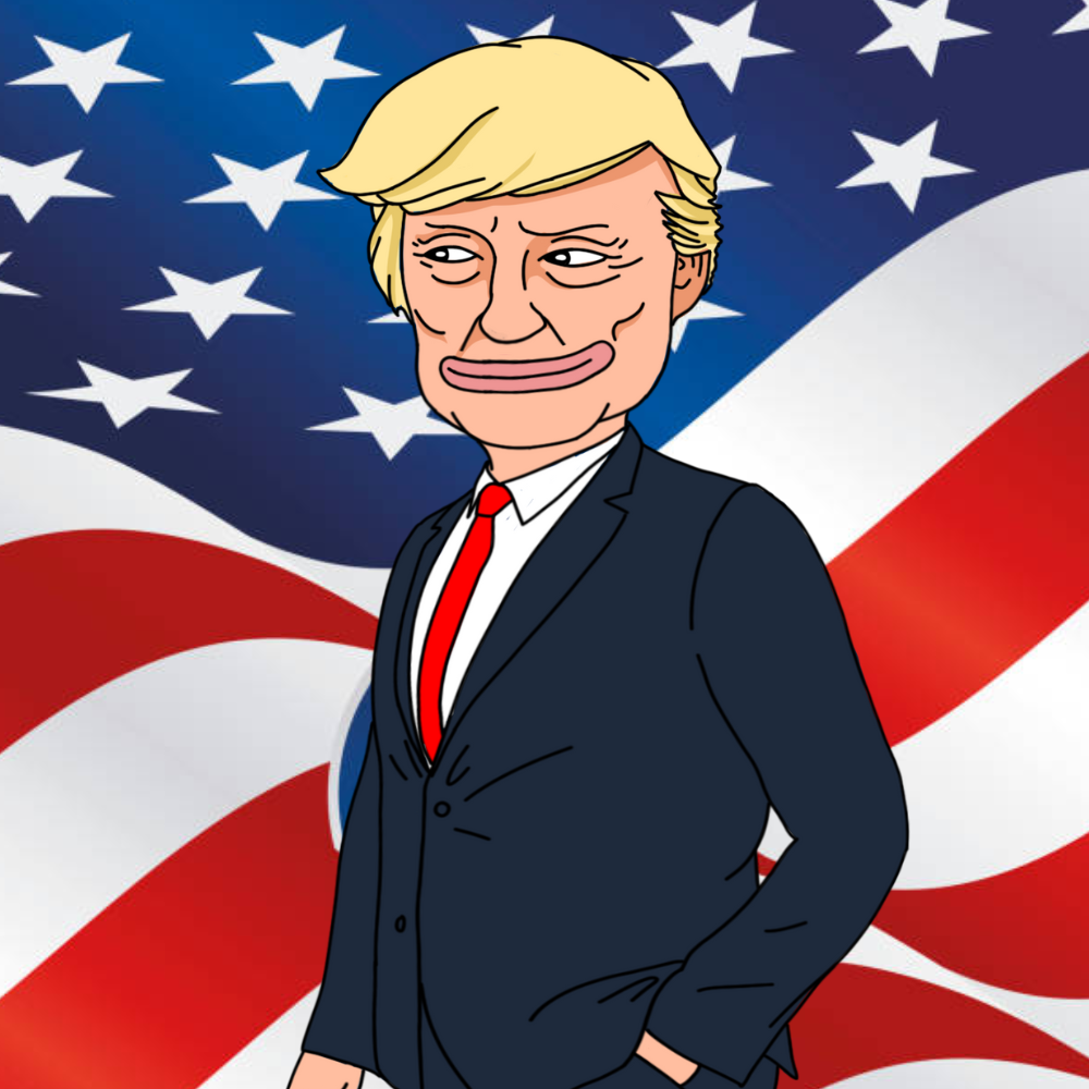 $PRESIDENT Coin: Meme Coin name Coin - PRESIDENT DONALD by Matt Furie