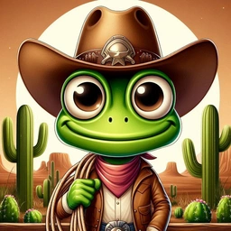 PECOW: Meme Coin Name Coin PEPE COWBOY in Dusty Gulch