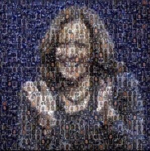 NKH Coin: Meme Coin of Kamala Harris Mosaic with Black Prisoners