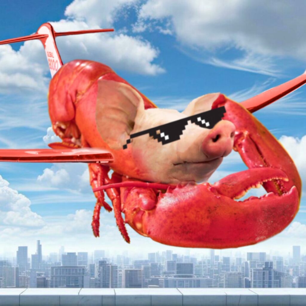 FLP Coin: Flying Lobster Pig Meme Coin - Discover MEME is Game Coins