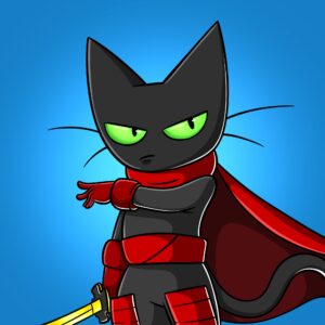 MAO Coin: Meme Ninja Cat - Unconventional Cartoon Tribute Coin