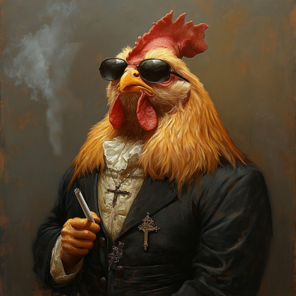 $MCP Coin: Meme Coin Madness - Spread Mafia Chicken Priest Cult's Chaos