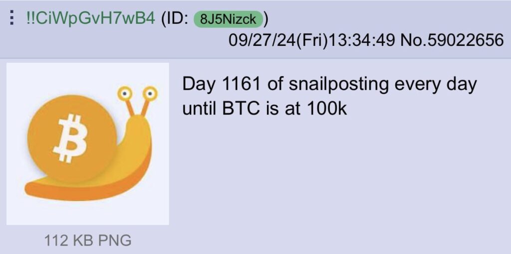 SnailPost: 4chan Snailposter - 1,161 Days of Memes