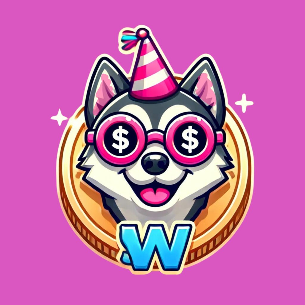 WOOFIE: Swaggy Wolfdog, #1 Dog Influencer, Unbeatable Pawsitivity, Join the Pack, Meme Coin