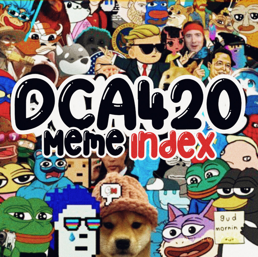 DCA: Top MEME Coin - Explore DCA420 Index & Degenerate Crypto Animal Index... 420. Join MEME Coins revolution now!