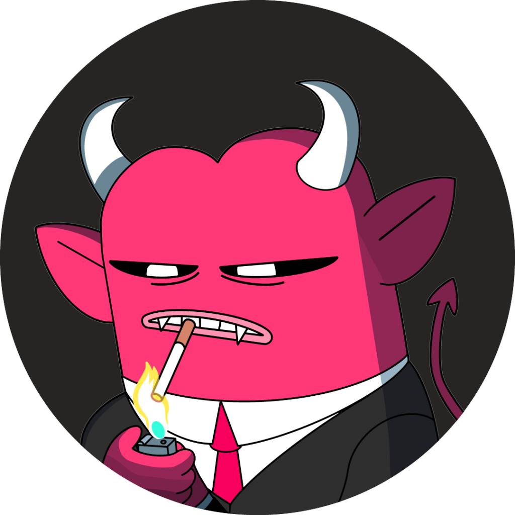 BELZEBUB: I'm Belzebub, the red devil who makes cigars look good! (60 letters)