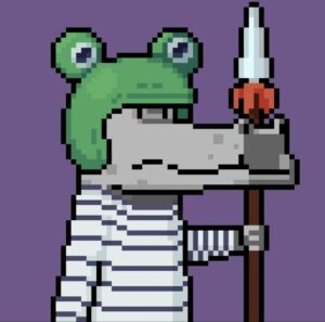 Toothy: Frog Crocodile - Meme Coin Promoting ARC20 Standard