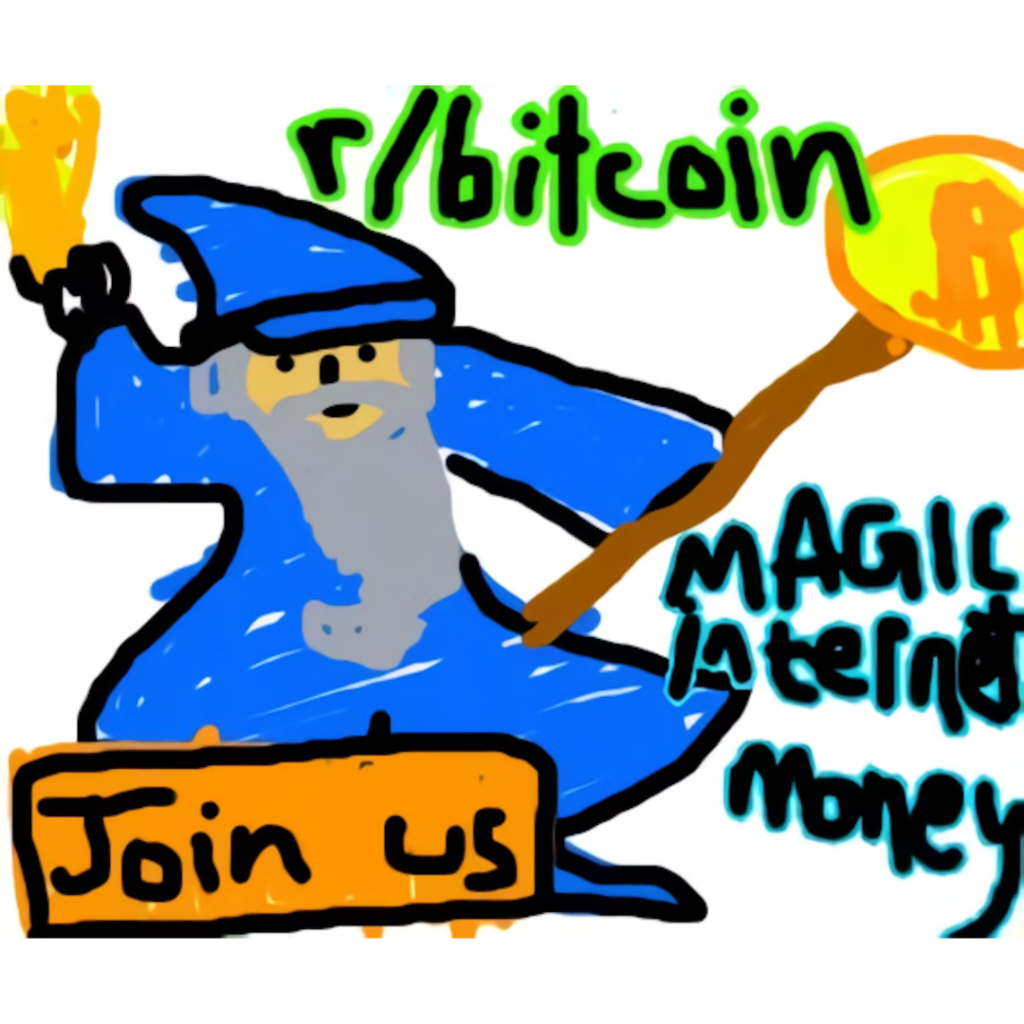 BTCWIZ: Bitcoin Wizard Mascot - Magic Internet Money meme, BTCWIZ Coin