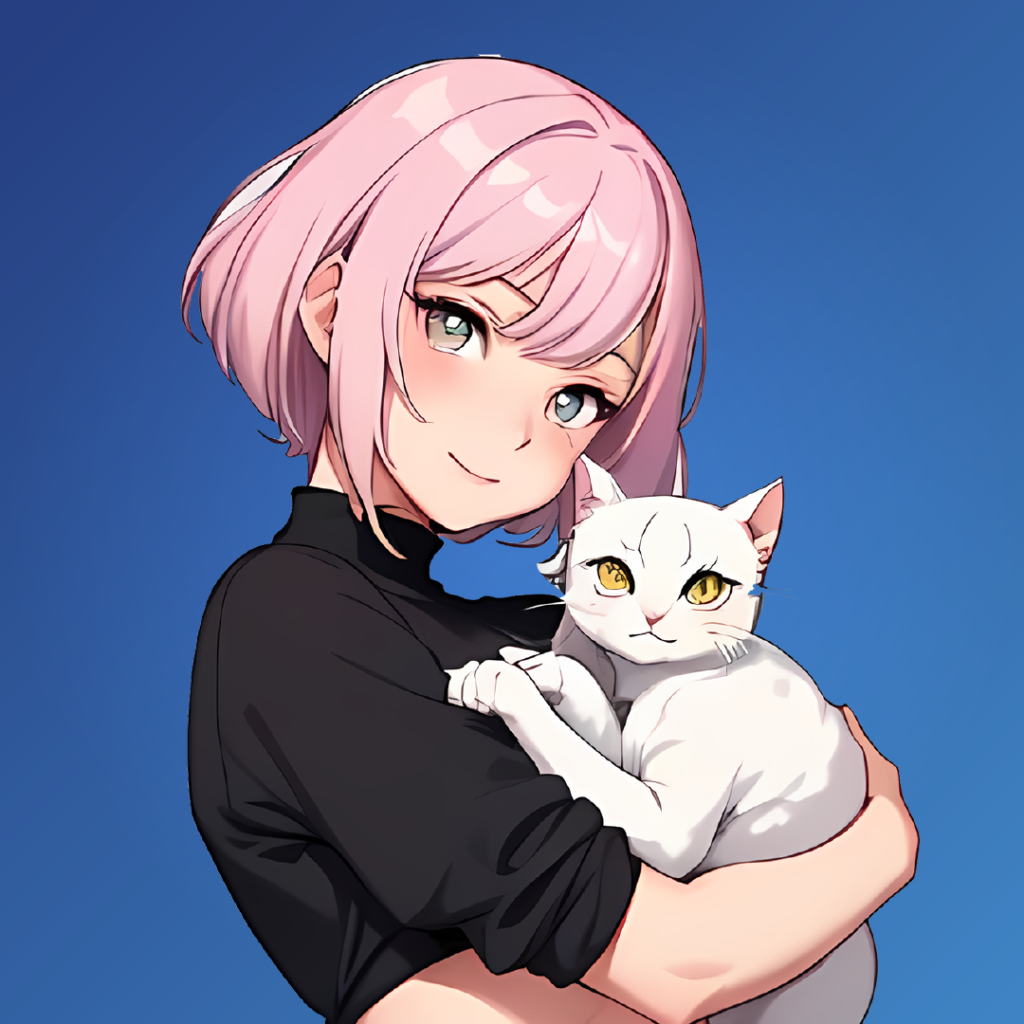 Kiyama Ino: A Meme Coin Name Coin Duo - Kiyama is a sweet and innocent Japanese girl accompanied by her loyal white cat, Ino, spreading joy in the crypto world.